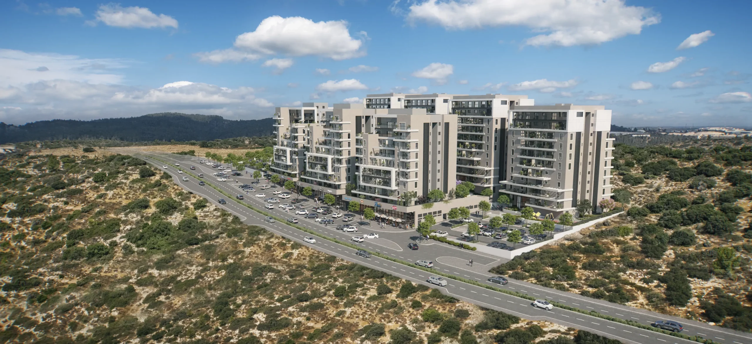 Rotshtein Heights is a new development of 1,200 apartments in Ramat